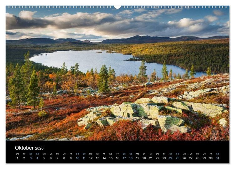 Produktbild: Wildes Europa 2026 (Wandkalender 2026 DIN A2 quer), CALVENDO Monatskalender