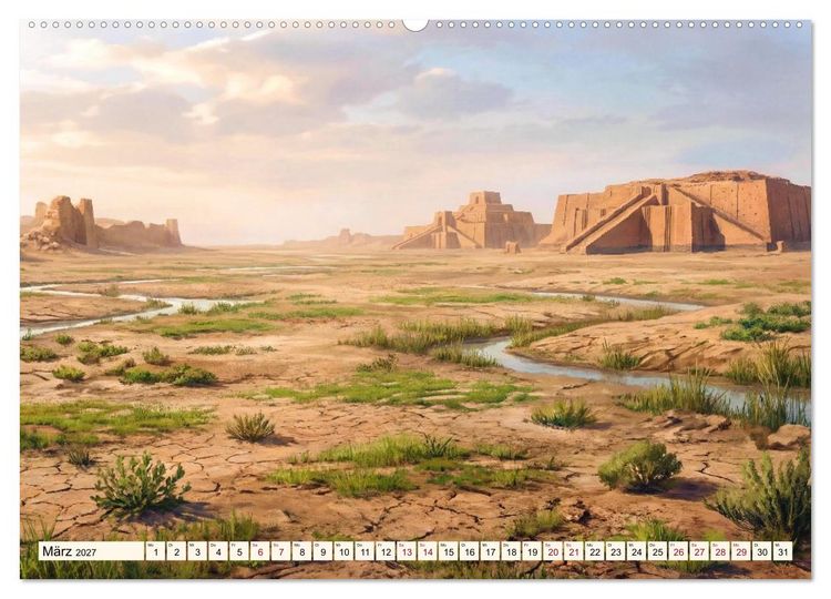 Produktbild: Welten der Literatur - Zw&ouml;lf Zust&auml;nde des Imagin&auml;ren (hochwertiger Premium Wandkalender 2027 DIN A2 quer), Kunstdruck in Hochglanz