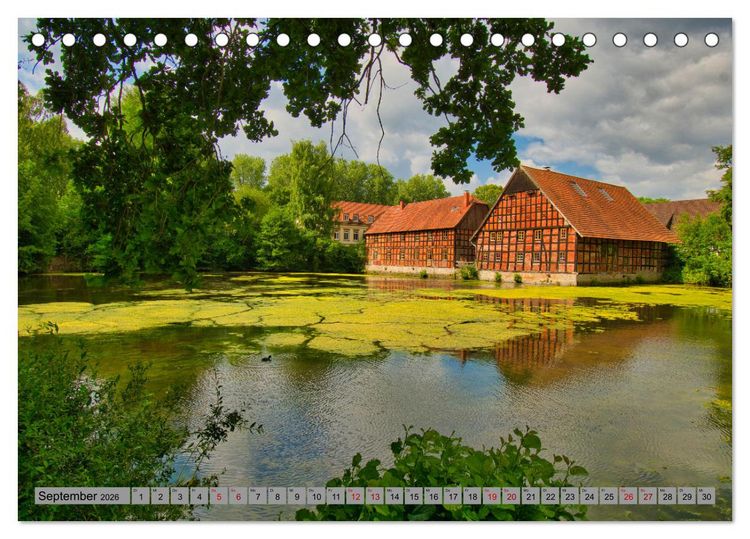Produktbild: Streifzug durch Ostwestfalen (Tischkalender 2026 DIN A5 quer), CALVENDO Monatskalender