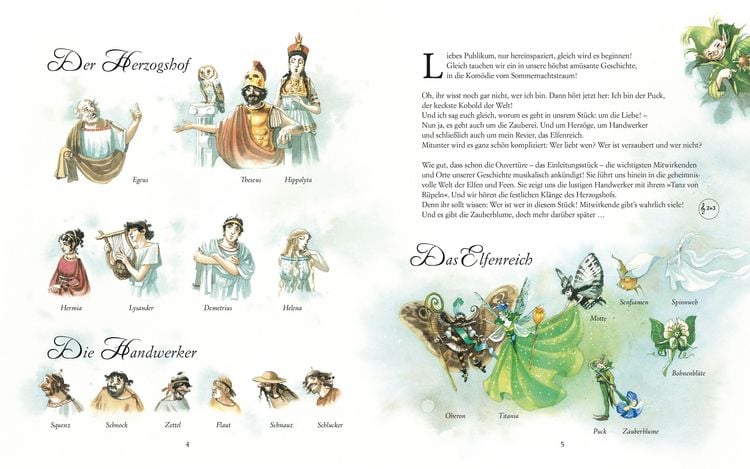 Produktbild: Ein Sommernachtstraum (Das musikalische Bilderbuch mit CD und zum Streamen)
