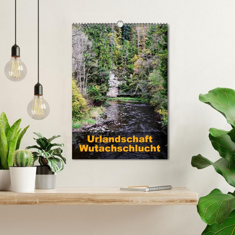 Produktbild: Urlandschaft Wutachschlucht (Wandkalender 2026 DIN A3 hoch), CALVENDO Monatskalender