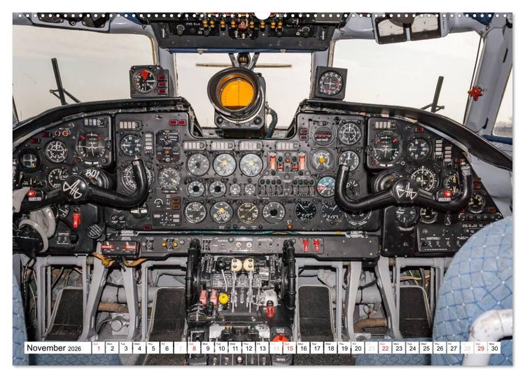 Produktbild: Cockpit sights (High Quality Premium Wall Calendar 2026 DIN A2 landscape),CALVENDO 12 Month Wall Calendar