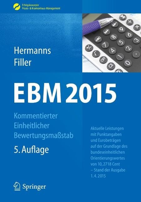 Produktbild: EBM 2015 - Kommentierter Einheitlicher Bewertungsma&szlig;stab