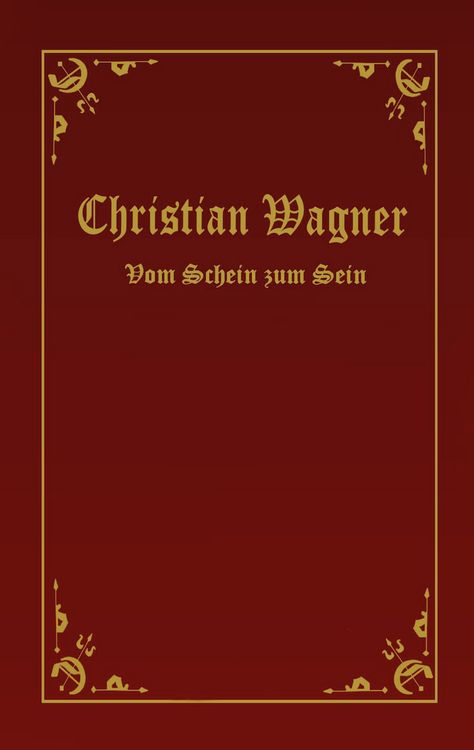 Produktbild: Vom Schein zum Sein