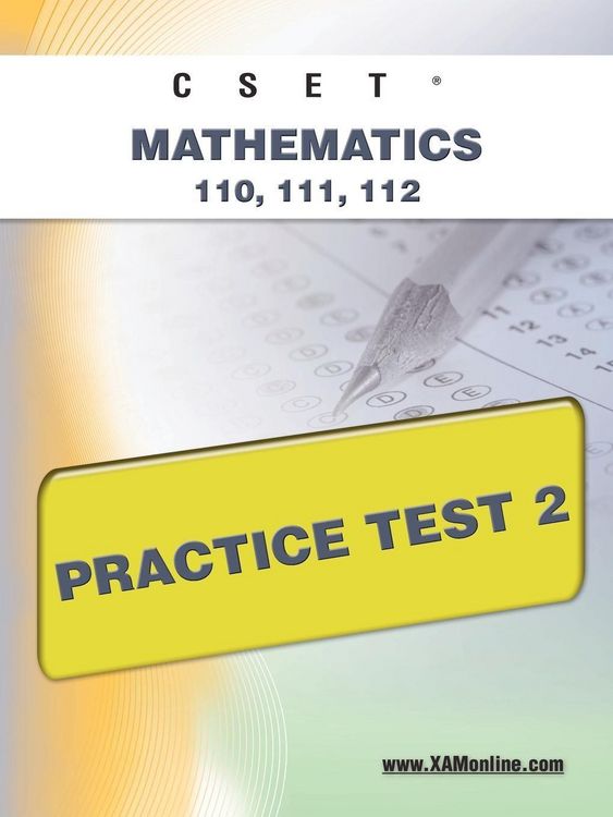 Produktbild: Cset Mathematics 110, 111, 112 Practice Test 2