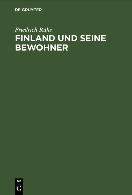 Produktbild: Finland und seine Bewohner