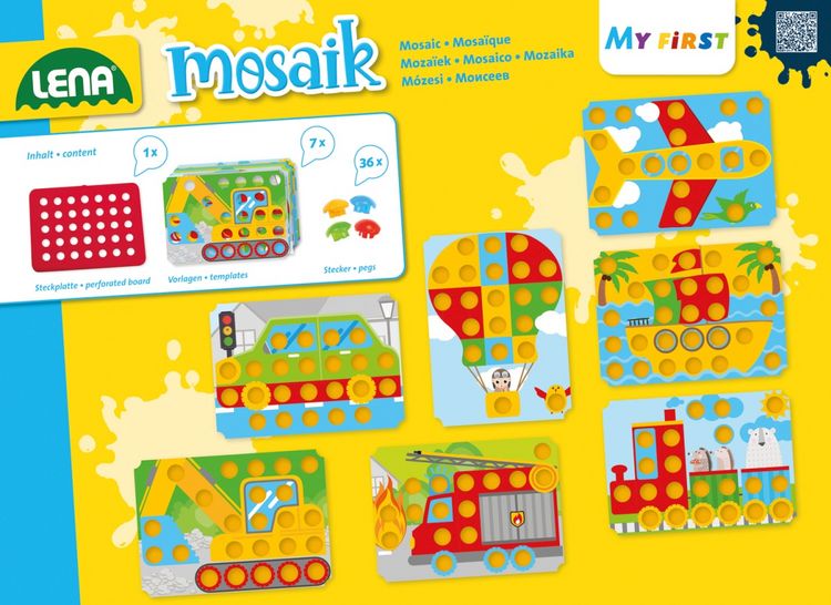 Produktbild: LENA 35633 - My First Mosaik Verkehr