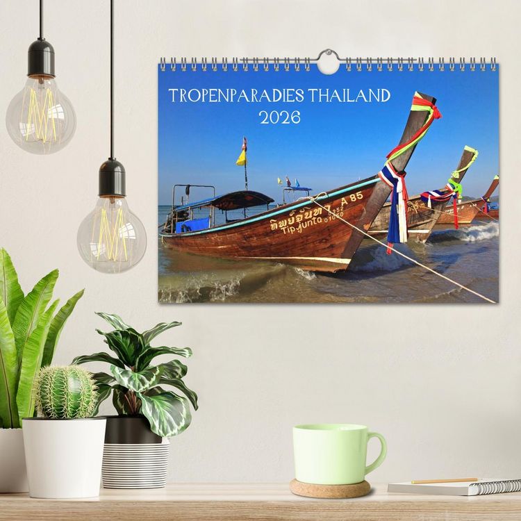 Produktbild: Tropenparadies Thailand 2026 (Wandkalender 2026 DIN A4 quer), CALVENDO Monatskalender