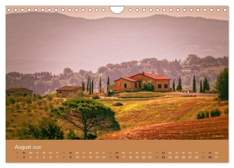Produktbild: Italienische Momente (Wandkalender 2026 DIN A4 quer), CALVENDO Monatskalender