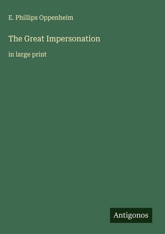 Produktbild: The Great Impersonation