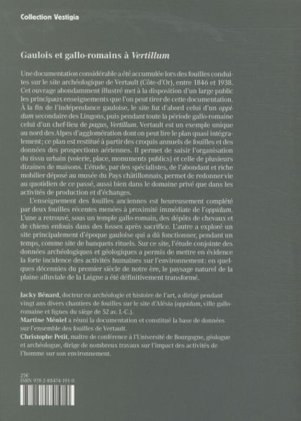 Produktbild: Gaulois et gallo-romains &agrave; Vertillum