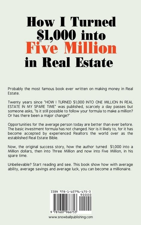 Produktbild: How I Turned $1,000 Into Five Million in Real Estate in My Spare Time