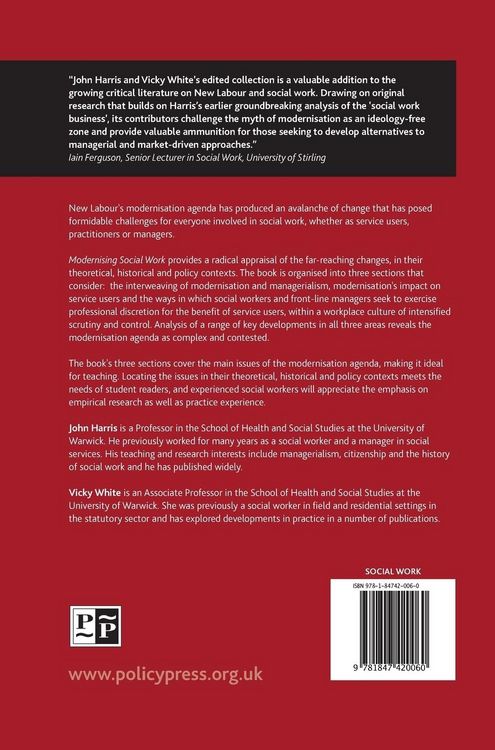 Produktbild: Modernising social work