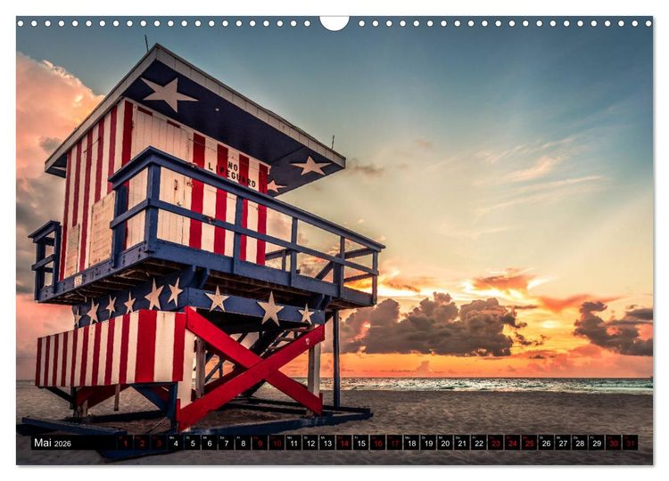 Produktbild: Florida. Der Sonne entgegen. (Wandkalender 2026 DIN A3 quer), CALVENDO Monatskalender
