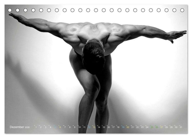 Produktbild: M&auml;nner... backview (Tischkalender 2026 DIN A5 quer), CALVENDO Monatskalender