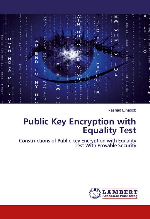 Produktbild: Public Key Encryption with Equality Test