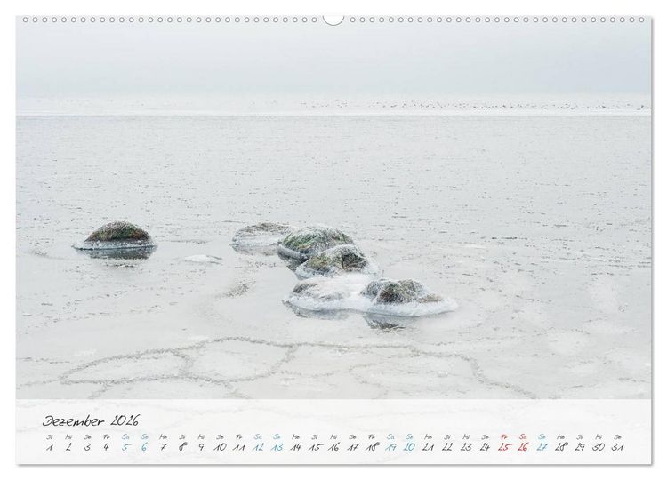 Produktbild: Sehnsucht Meer - Poesie der Stille (hochwertiger Premium Wandkalender 2026 DIN A2 quer), Kunstdruck in Hochglanz