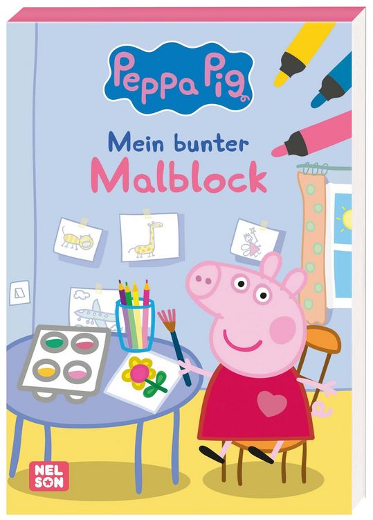 Produktbild: Peppa Wutz Ausmalbilder: Mein bunter Malblock