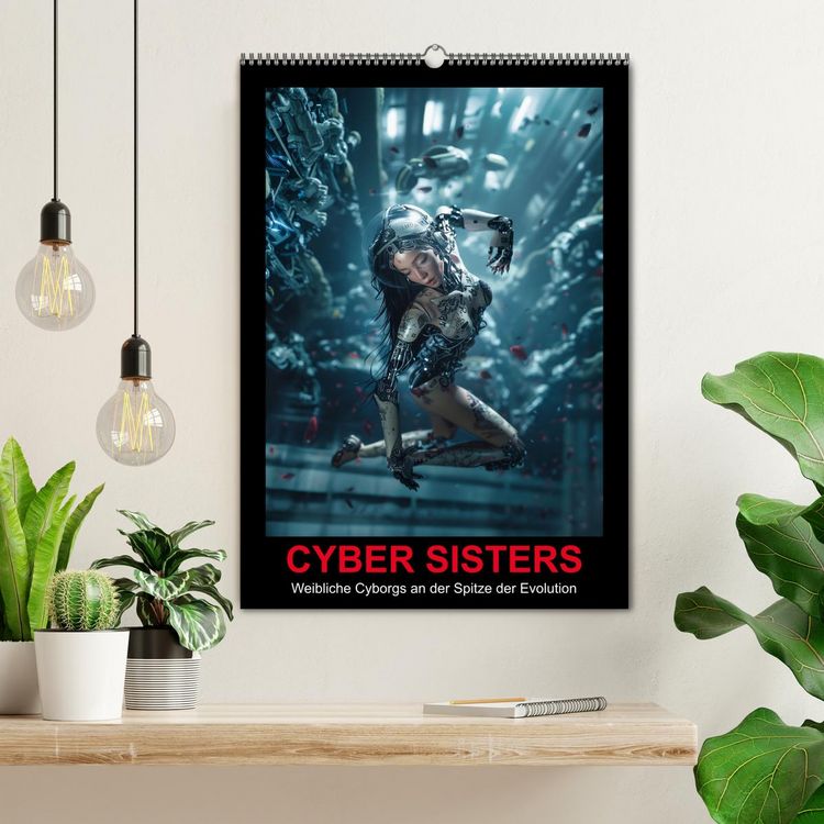Produktbild: CYBER SISTERS (Wandkalender 2026 DIN A2 hoch), CALVENDO Monatskalender
