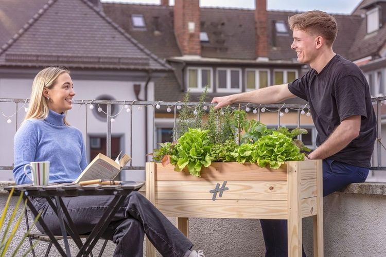 Produktbild: Hochbeet Pflanzkasten Terrasse Balkon