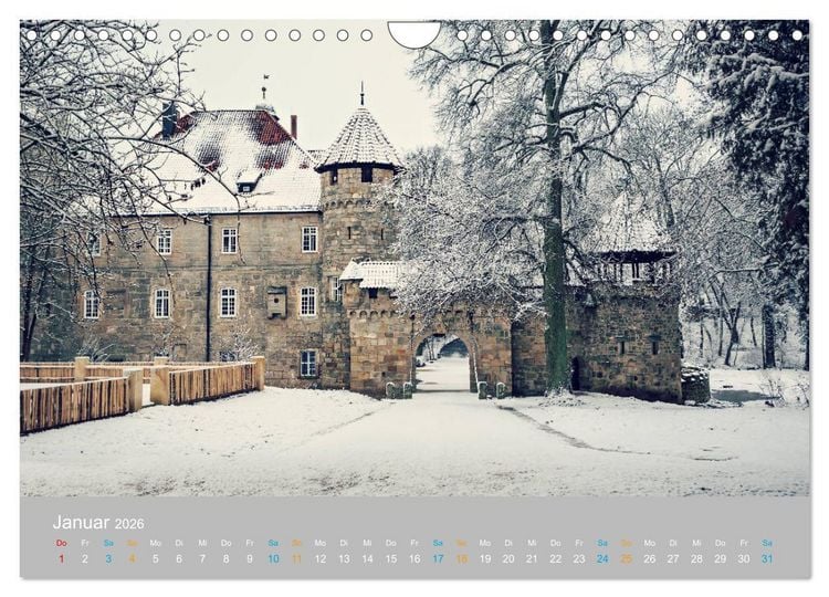 Produktbild: Coburger Land - Burgen und Schl&ouml;sser (Wandkalender 2026 DIN A4 quer), CALVENDO Monatskalender