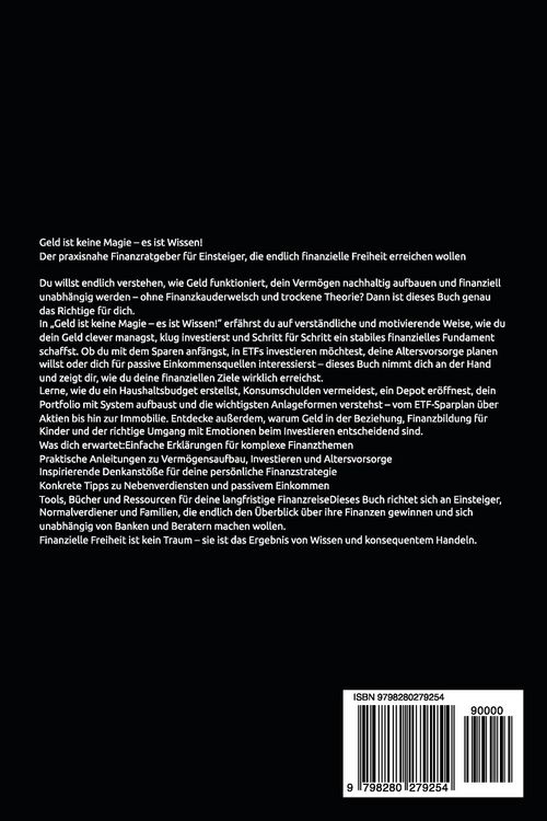Produktbild: Geld ist keine Magie - es ist Wissen!