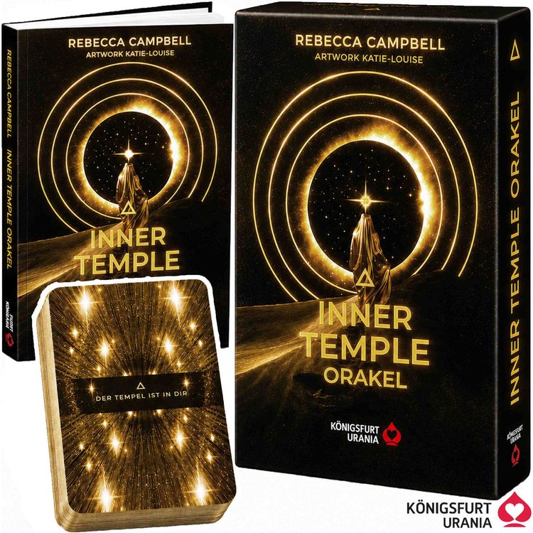 Produktbild: Inner Temple Orakel - 44 farbige Orakelkarten mit 160-seitigem farbigen Booklet (Magnetschachtel mit Kartenrahmen)