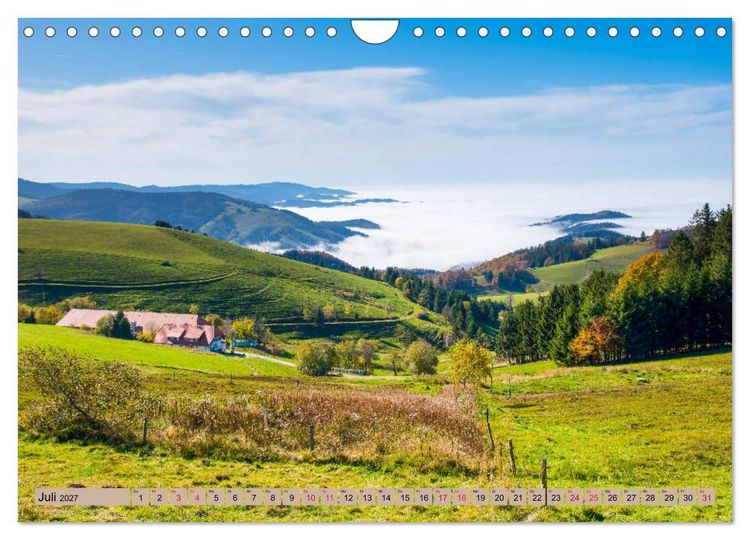 Produktbild: Freiburg Regio (Wandkalender 2027 DIN A4 quer), CALVENDO Monatskalender