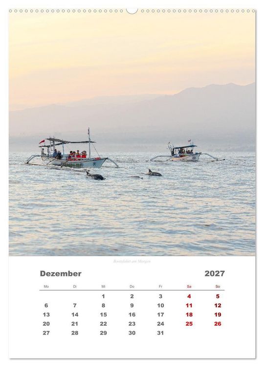 Produktbild: Reiseimpressionen durch Bali (hochwertiger Premium Wandkalender 2027 DIN A2 hoch), Kunstdruck in Hochglanz