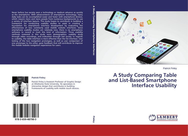 Produktbild: A Study Comparing Table and List-Based Smartphone Interface Usability