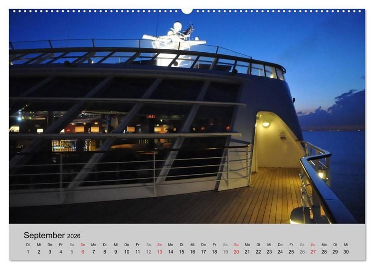 Produktbild: Kreuzfahrt Impressionen (hochwertiger Premium Wandkalender 2026 DIN A2 quer), Kunstdruck in Hochglanz