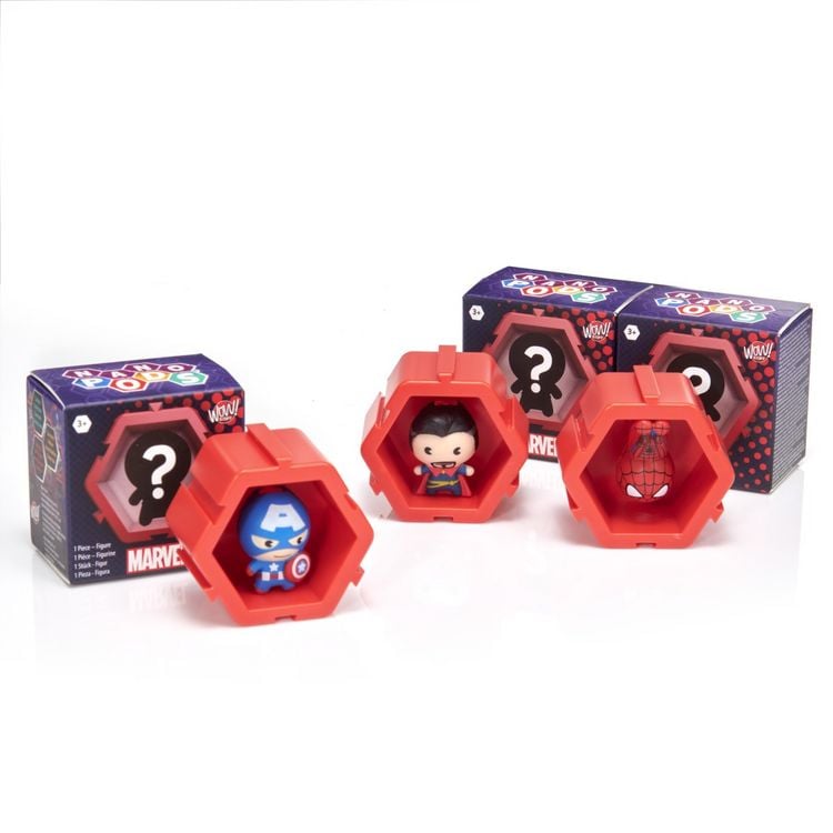 Produktbild: NANO PODS Sammelfigur WOW! MARVEL 12fach sortiert Kartonetui