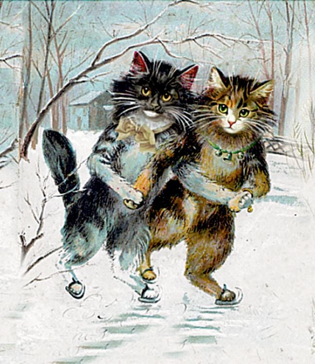 Produktbild: A3-Wand-Adventskalender &ndash; Katzen im Advent