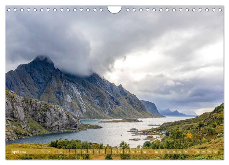 Produktbild: Norwegen - Mythos Landschaften (Wandkalender 2026 DIN A4 quer), CALVENDO Monatskalender