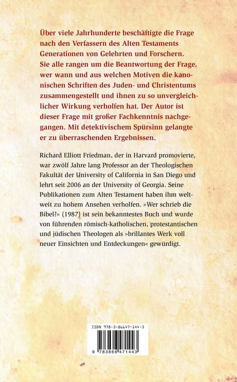 Produktbild: Wer schrieb die Bibel?