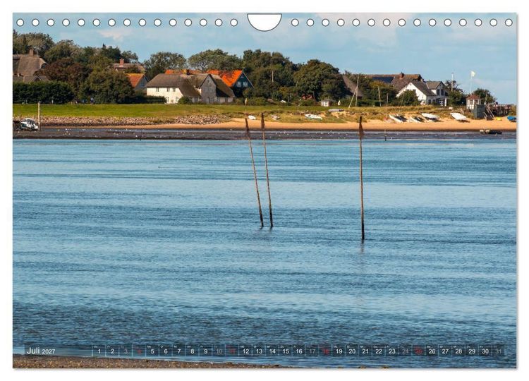 Produktbild: Amrum Insel am Wattenmeer (Wandkalender 2027 DIN A4 quer), CALVENDO Monatskalender