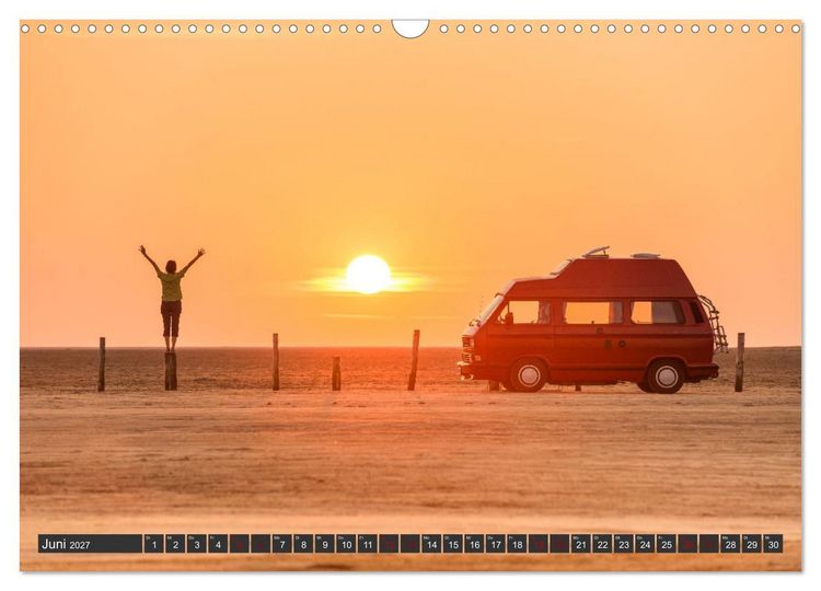 Produktbild: Vanlife - Gl&uuml;cklich auf vier R&auml;dern (Wandkalender 2027 DIN A3 quer), CALVENDO Monatskalender