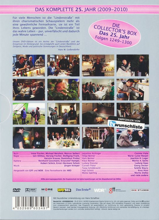 Produktbild: Lindenstra&szlig;e - Collector's Box 25 [LE] [10 DVDs] (inkl. Schl&uuml;sselband)