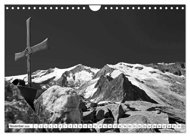 Produktbild: Dreitausender in den Alpen (Wandkalender 2026 DIN A4 quer), CALVENDO Monatskalender