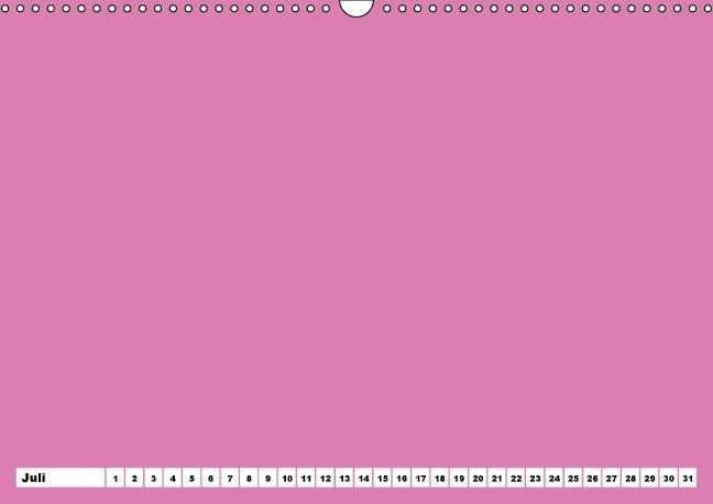 Produktbild: Bunter Bastelkalender f&uuml;r M&auml;dchen (Wandkalender immerw&auml;hrend DIN A3 quer)
