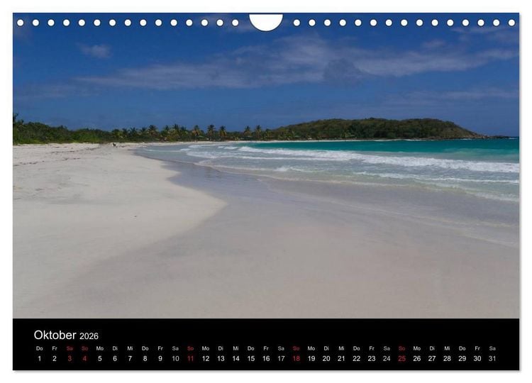 Produktbild: Trauminsel Puerto Rico (Wandkalender 2026 DIN A4 quer), CALVENDO Monatskalender