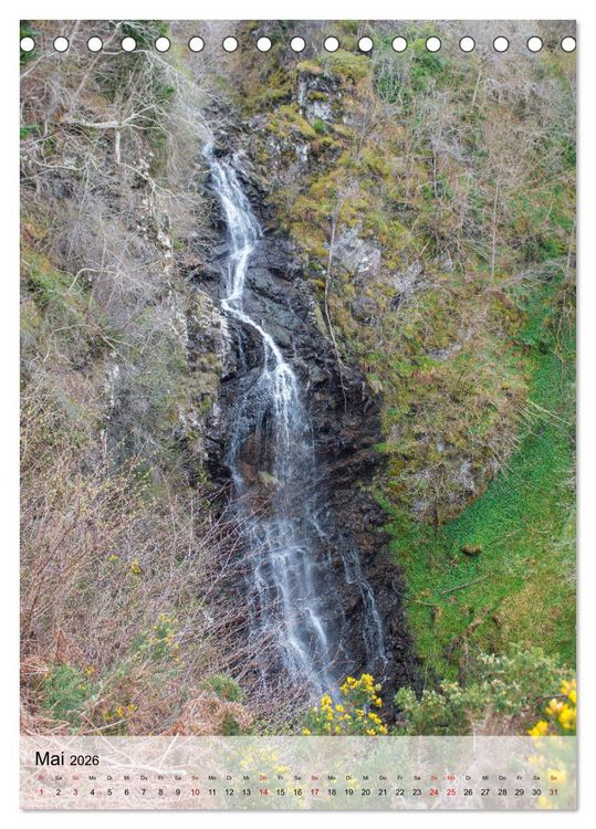 Produktbild: Schottland -Schottische Highlands (Tischkalender 2026 DIN A5 hoch), CALVENDO Monatskalender