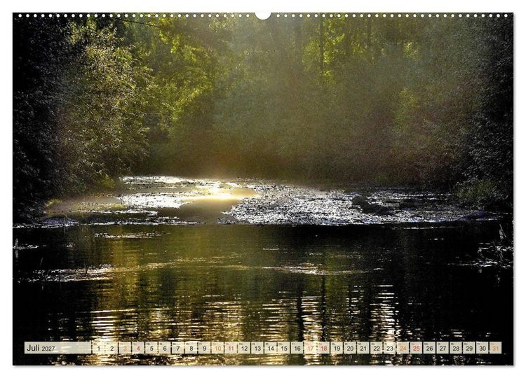 Produktbild: Landschaft an der W&uuml;mme (hochwertiger Premium Wandkalender 2027 DIN A2 quer), Kunstdruck in Hochglanz