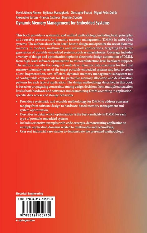 Produktbild: Dynamic Memory Management for Embedded Systems