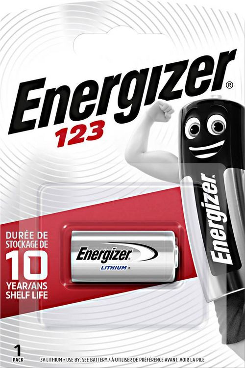 Produktbild: Energizer CR123 Fotobatterie CR-123A Lithium 1500 mAh 3 V 1 St.