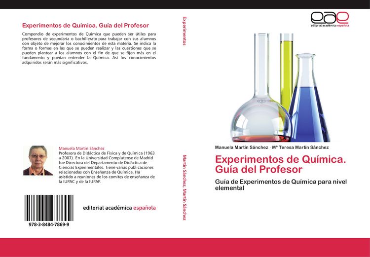 Produktbild: Experimentos de Qu&iacute;mica. Gu&iacute;a del Profesor