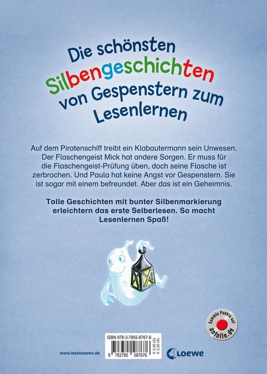 Produktbild: Lesel&ouml;wen - Das Original - Die sch&ouml;nsten Silbengeschichten von Gespenstern zum Lesenlernen