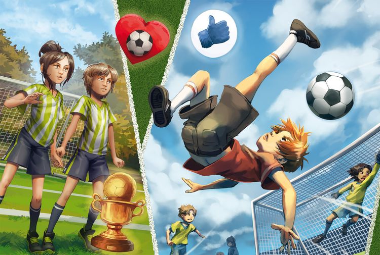 Produktbild: Die Fussballbande, Leons Fallr&uuml;ckzieher, 200 Teile