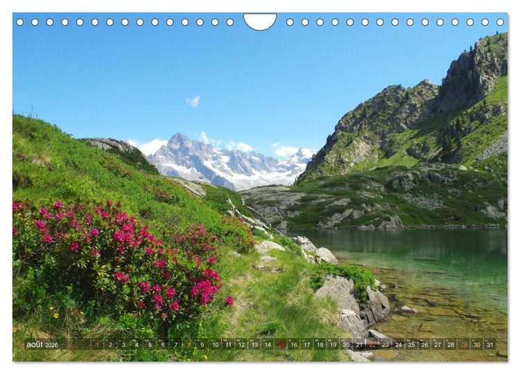 Produktbild: Le paradis des lacs de montagne (Calendrier mural 2026 DIN A4 vertical), CALVENDO calendrier mensuel