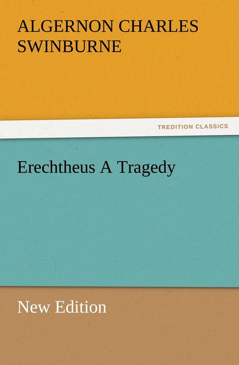 Produktbild: Erechtheus A Tragedy (New Edition)